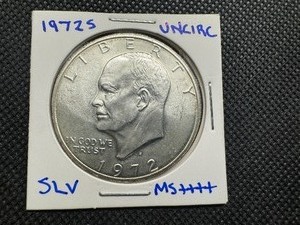 1972 S Uncirculated Silver Eisenhower Dollar, MSCondition