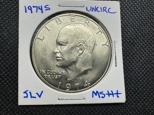 1974 S Uncirculated Silver Eisenhower Dollar, MS Condition