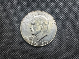 1976 S Au Silver Eisenhower Dollar, AU Condition