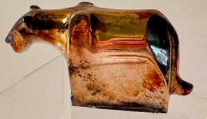 lot 100 image: Dansk Leopard Silver Plate Paperweight