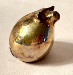 lot 50 image: Dansk Pig Silver Plate Paperweight