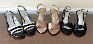 lot 94 image: Three Pairs of Size 7 Shoes by Bandolino and Liz Claiborne