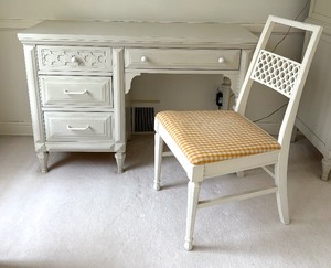 lot 119 image: Vintage Mid Century El Chico by Kent Coffey Desk with Chair