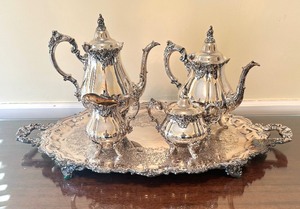 lot 164 image: Wallace and Wilcox Silver Plated Coffee  Tea Service