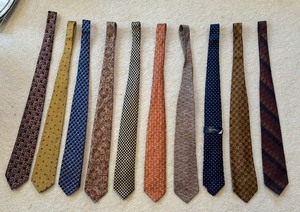lot 170 image: Ten Mens Dress Ties by JZ Richards, Nautica, Joseph & Feiss and More