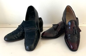 lot 176 image: Two Pairs of Florsheim and Johnston & Murphy Size 12 Shoes