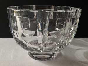 lot 268 image: Vintage Orrefors Simon Gate Crystal Bowl Signed Circa 1970s