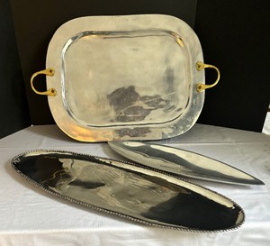 lot 264A image: Serving Trays by Nambe, Herco and Michael Aram
