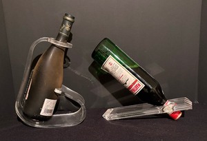 lot 297A image: Two Lucite Wine Holders