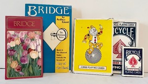 lot 318 image: Lets Play Bridge  Book, Notebook, Jumbo Cards and Traditional Cards