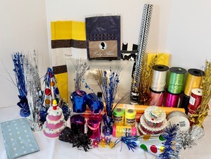 lot 300 image: Amazing Lot of Party Items In A Box For Any Occasion