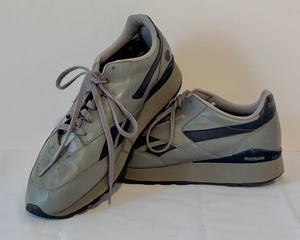 lot 308 image: Reebok Classic Tennis Shoes in Gray and Black