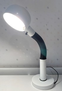 lot 373 image: Adjustable White and Black Table Lamp