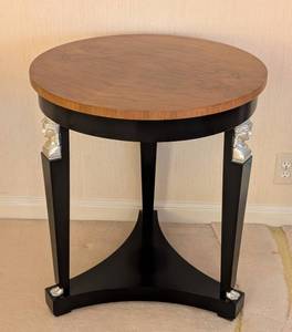 lot 274 image: Baker Empire Style Round Side Table