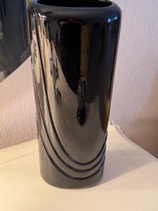 lot 198C image: Decorative Black Vase