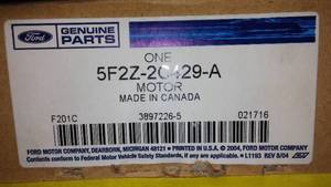 Motor - Brake Pedal Excursion, F-Series, Freestar, Monterey