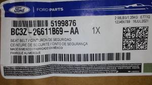Ford BC3Z-26611B69-AA Seat Belt Assembly 2011-2016 Ford