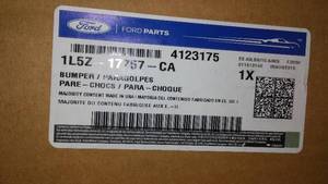 Ford 1L5Z-17757-CA Bumper 2001-2005 Ford Ranger