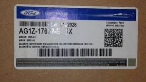 Mirror Assembly - Rear View Outer 2010-2011 Ford Taurus
