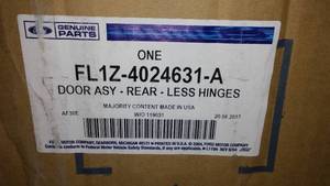 Door Assembly - Rear - Less Hinges 2007-2017 Ford