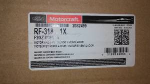 Motor And Fan Assembly - Engine Cooling 2015-2024 Ford