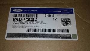 Heat Shield 2011-2014 Ford Mustang