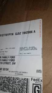 Glass - Back Window 2017-2019 Ford Escape