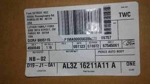Frame - Door 2009-2014 Ford
