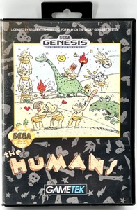 Vintage SEGA GENESIS Game with Case & Manual THE HUMANS 92 GAMETEK