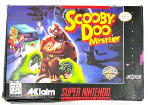 Vintage SUPER NINTENDO SCOOBY DOO MYSTERY 92 Game with Case & Manual