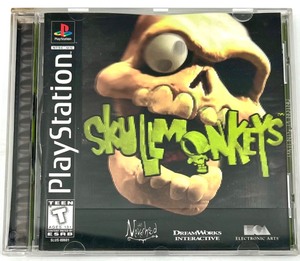Vintage SONY PLAYSATATION SKULLMONKEYS 97 Game