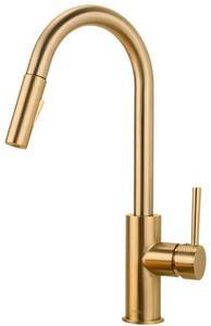 Forious Gold Kitchen Faucet with Pull Down Sprayer