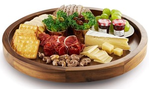 18 Acacia Wood Lazy Susan
