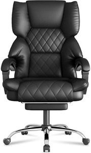 Reclining Office Chair with Footrest