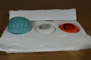 Set of 3 Anding Ceramic Decorative Vases