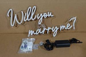 Will You Marry Me LED Sign