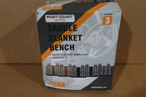 West Coast Auto Saddle Blanket Bench Cover -Universal Fit