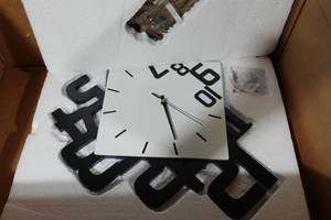 Decorative Clock with Wall Decals