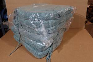 Set of 6 Chair Cushions with Non-Slip Backing