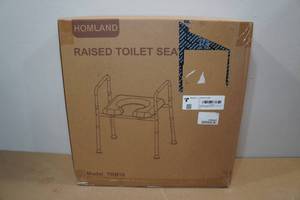 Homland Raised Toilet Seat with Handles