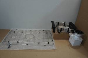 Kitchen Sink Drying Rack with Sink Grid and Drain