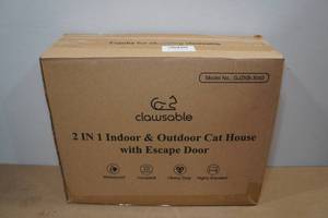 Clawsable 2-In-1 IndoorOutdoor Heated Cat House