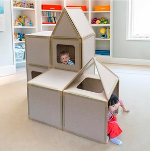 Imaginehaven 16-Panel Magnetic Playhouse -Beige