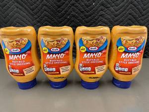 Set of 4 Kraft Mayo Buffalo Style Dressing, 22 oz each