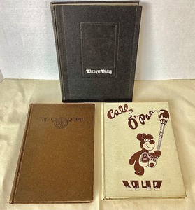 lot 2 image: Group of 3 Vintage Yearbooks