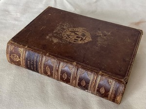 lot 32 image: Antique Leatherbound Arctic Explorer Book