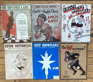 lot 45 image: Group of Vintage Sheet Music #1