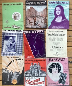 lot 48 image: Group of Vintage Sheet Music  #4