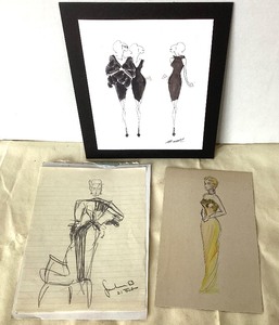 lot 56 image: Fashion Drawings and Print