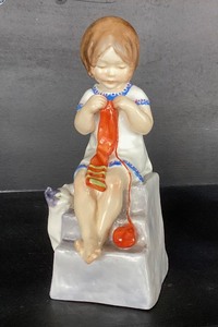 lot 65 image: Royal Worcester Saturdays Child